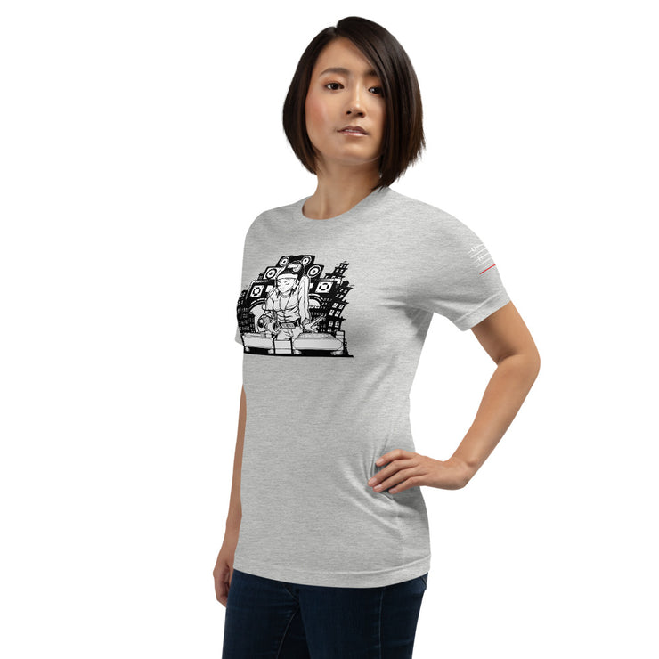 Hey Ms. DJ. Short-Sleeve Unisex T-Shirt