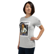 Shorty Luv Short-Sleeve Unisex T-Shirt (White, Athletic Heather)