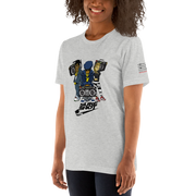 "Can't Live Without My Radio" (Light) Short-Sleeve Womens T-Shirt