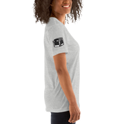 "Can't Live Without My Radio" (Light) Short-Sleeve Womens T-Shirt