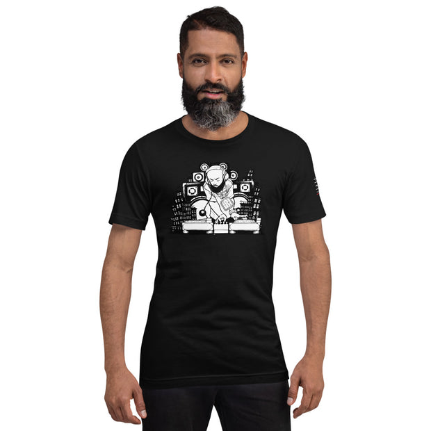 Hey Mr. DJ. Short-Sleeve Unisex T-Shirt