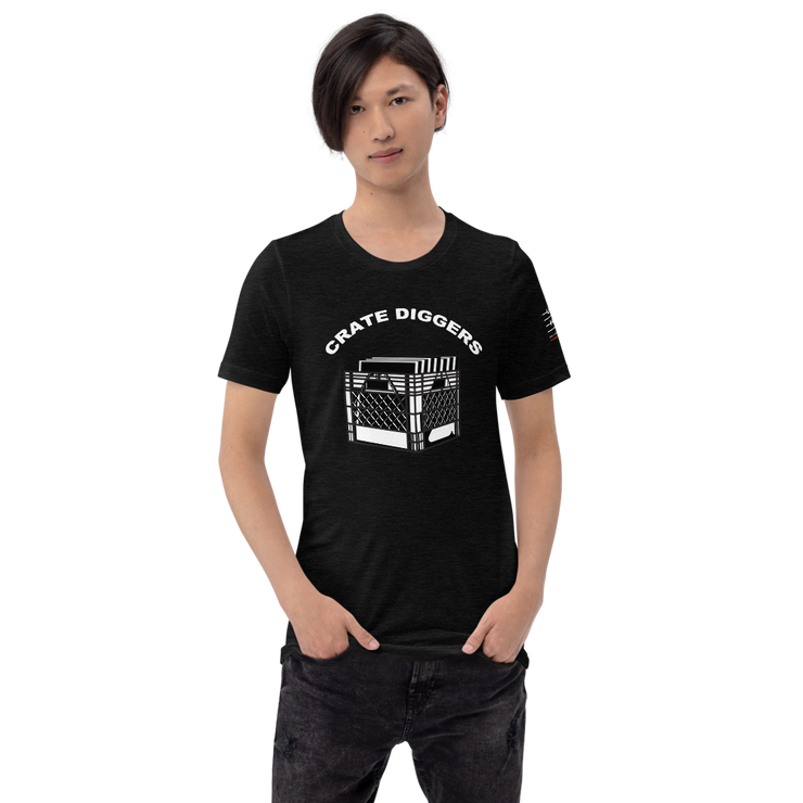 Crate Diggers (Dark) Short-Sleeve Unisex T-Shirt