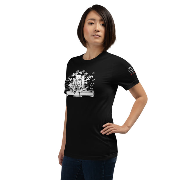 Hey Ms. DJ. Short-Sleeve Unisex T-Shirt