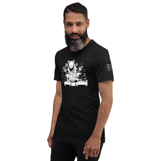 Hey Mr. DJ. Short-Sleeve Unisex T-Shirt