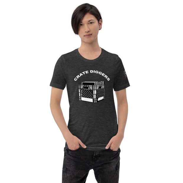 Crate Diggers (Dark) Short-Sleeve Unisex T-Shirt