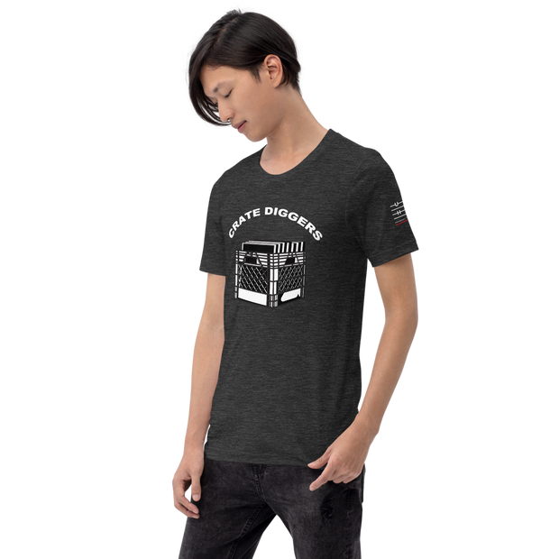 Crate Diggers (Dark) Short-Sleeve Unisex T-Shirt