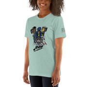 "Can't Live Without My Radio" (Light) Short-Sleeve Womens T-Shirt