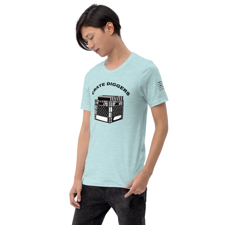 Crate Diggers (Light) Short-Sleeve Unisex T-Shirt