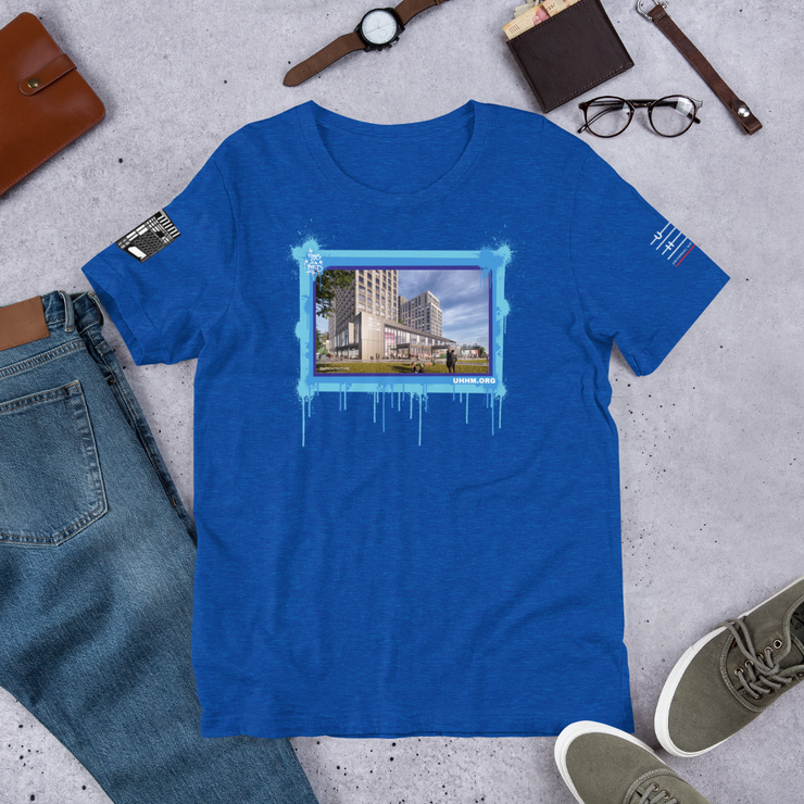 UHHM Blue Building (Dark) Short-Sleeve Unisex T-Shirt