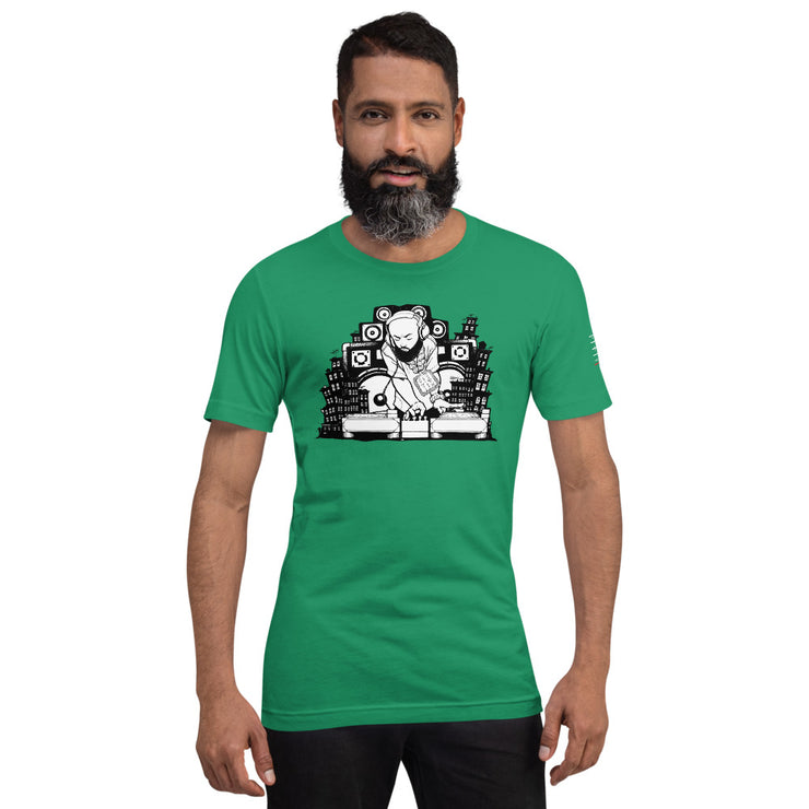 Hey Mr. DJ. Short-Sleeve Unisex T-Shirt