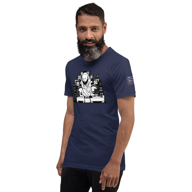 Hey Mr. DJ. Short-Sleeve Unisex T-Shirt