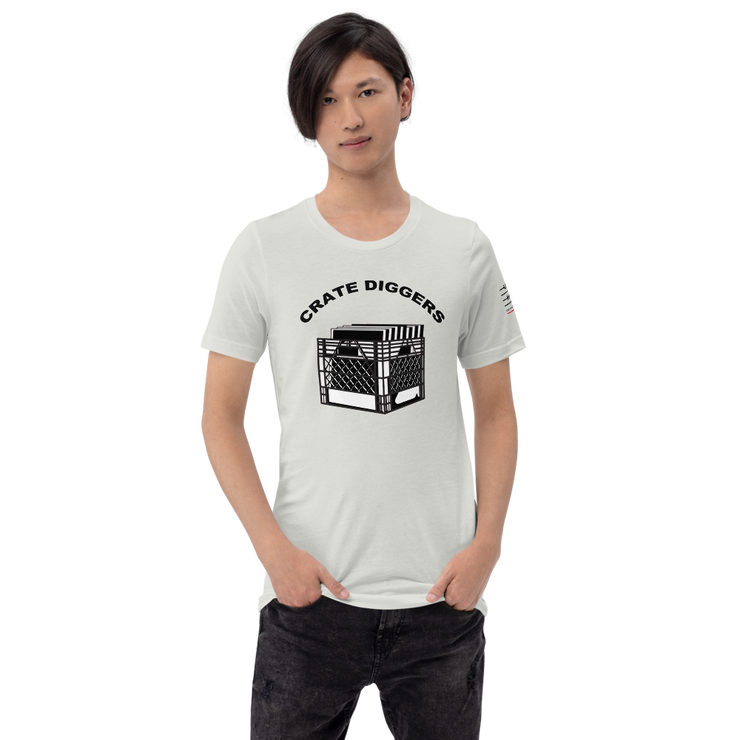 Crate Diggers (Light) Short-Sleeve Unisex T-Shirt