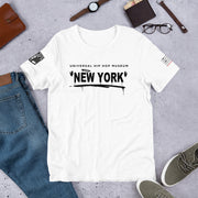 "UHHM NEW YORK" (Light) Short-Sleeve Unisex T-Shirt