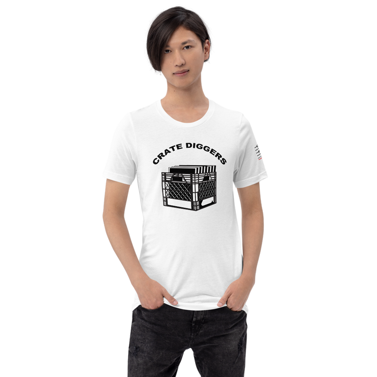 Crate Diggers (Light) Short-Sleeve Unisex T-Shirt