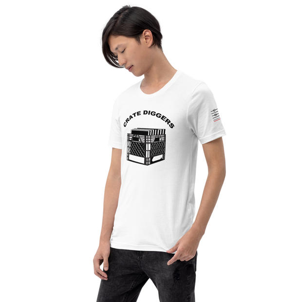 Crate Diggers (Light) Short-Sleeve Unisex T-Shirt