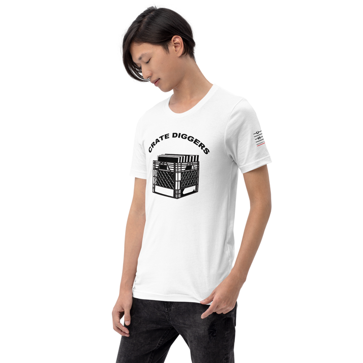 Crate Diggers (Light) Short-Sleeve Unisex T-Shirt