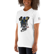 "Can't Live Without My Radio" (Light) Short-Sleeve Womens T-Shirt