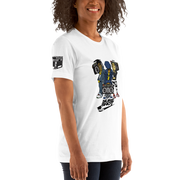 "Can't Live Without My Radio" (Light) Short-Sleeve Womens T-Shirt