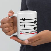 50th Anniversary UHHM White glossy mug