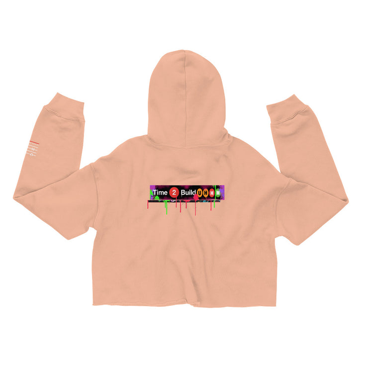 Subway Crop Hoodie