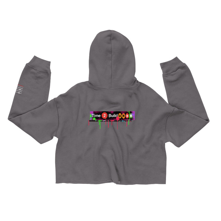 Subway Crop Hoodie