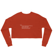 The Breaks Crop Sweatshirt