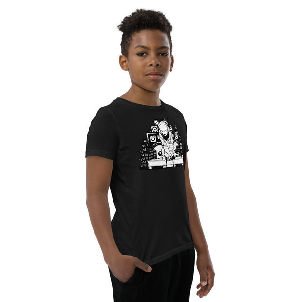 Hey Mr. DJ. Youth Short Sleeve T-Shirt